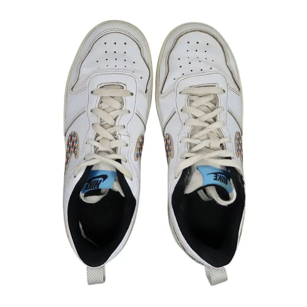 Nike Shoes Kids 5 Sneakers Court Borough Low Athletic Trainers Basketball Swoosh - Picture 8 of 16